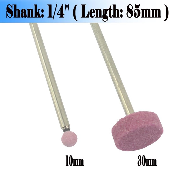 𝐋𝐮𝐨 𝐤𝐞 10 Pcs 85mm Extra Long Shank Rotary Grinding