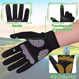 WIN.MAX Lightweight Running Gloves, Touch Screen Windproof Warm Gloves Liners for Cycling Biking Sporting Driving for Men Women (Large)