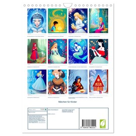 Fairy Tales for Children (Wall Calendar 2025 DIN A4 High), CALVENDO Monthly Calendar