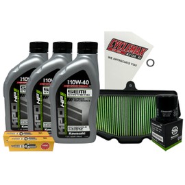 Cyclemax Semi-Synthetic KPO Tune-Up Kit compatible with 2023-2025 Kawasaki NINJA ZX-4R