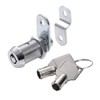 WOOCH Tubular Cam Lock Cabinet Lock,Keyed Alike Removable Key, 1-1/4"