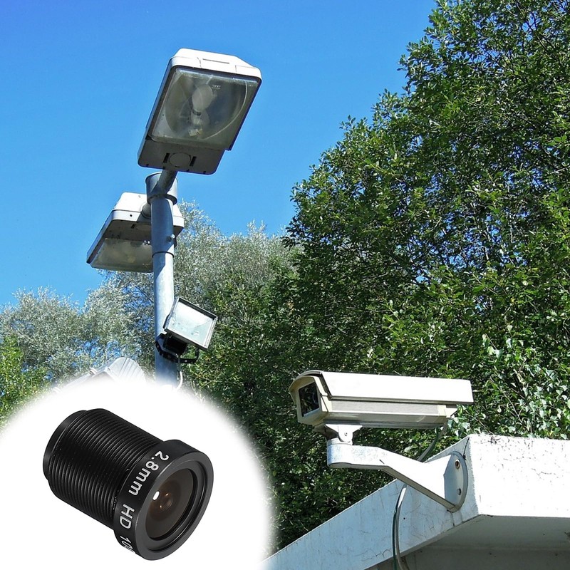 PATIKIL 2.8mm CCTV Camera Lens, F2.5 FPV Security Camera Lens
