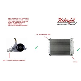 Gates 1967-72, 1973-87 Chevy C10 LS Swap Radiator Hoses [1005ULC] Truck 4.8 5.3 6.0