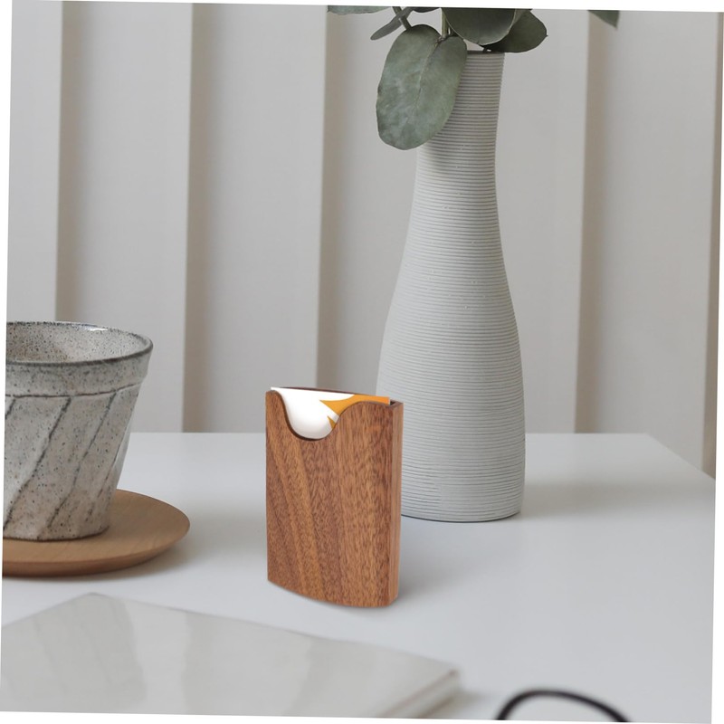 Operitacx International Travel Must Haves Wooden Card Box Business Card
