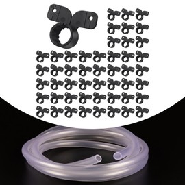 GaotKeut 50 Pieces Pex Clamps Fittings Multipurpose Pipe Bracket Easy Installation Butterfly Tubing Supports for Pex Copper Cpvc, 1.2inch