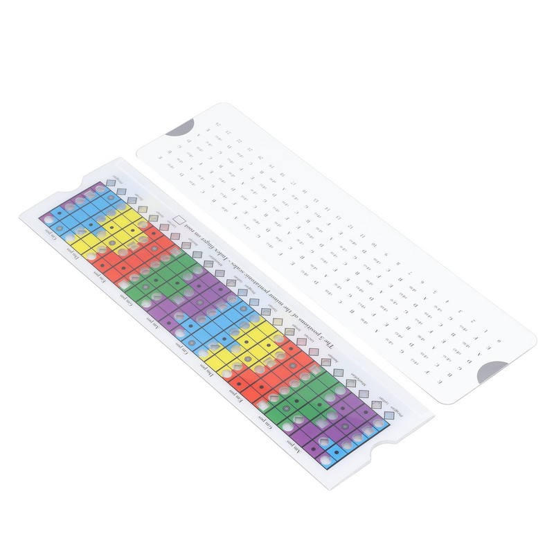 Guitar Scales Sliding Ruler,Guitar Pentatonic Sliding Ruler Plastic Multi Color