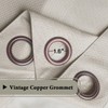 H.Versailtex - Cortinas oscurecedoras con aislamiento térmico, peso pesado, textura