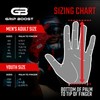 Grip Boost Football Gloves - Solid Stealth 6.0 Boost Plus