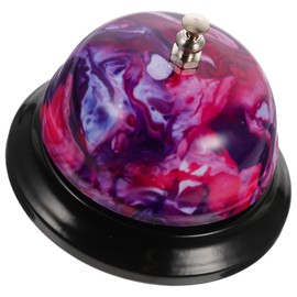 jojofuny Customer Call Bell with Delicate Printed Design Manual Service Bell for Restaurant Bar Hotel Reception for Attention and Assistance Needs