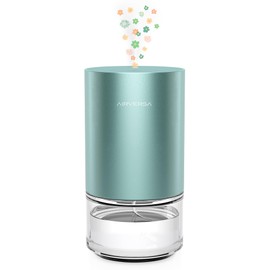 Airversa Airversa Essential Oil Diffuser Waterless Aromatherapy Diffusers for Home Large Room, Bedroom, Car, Office, Desk, Battery Operated, Small Diffuser for Pure Scent, 100mL Capacity, AN9 (Mint)