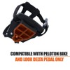 BV Bike Pedals Look Delta Compatible 9/16'' with Toe Clips