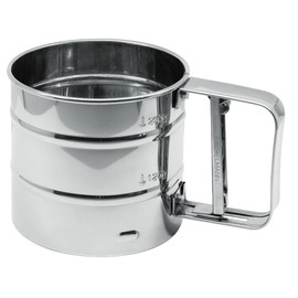 Fackelmann Einhand-Blitzschnell-Sieb Weißblech 350g