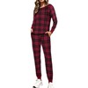 Ekouaer Womens Pajamas Sets Long Sleeve Tops with Jogger Pants