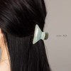 JewelVOX Hair Clip Hair Claw Enamel Acrylic Material Simple Hair