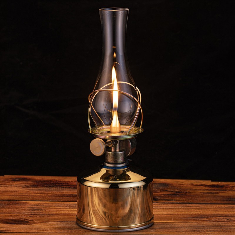 Outdoor Camping Gas Light Retro Style Atmosphere Lamp Portable Gas