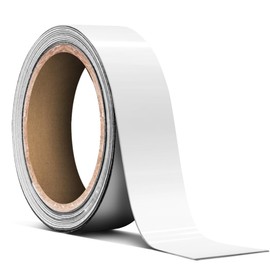 VViViD Ultra Gloss White Air-Release Adhesive Vinyl Pinstripe Tape Roll (1 Inch x 20ft)