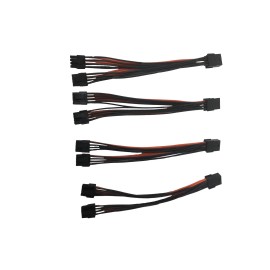 Deep In The Mines 4 Pack UL 1007 Wire 18AWG PCI-E 8pin to Dual 6+2pin Y-Splitter