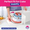 RICCLE 15pcs Cake Boxes, 10x10x8 Inches Tall Cake Box with
