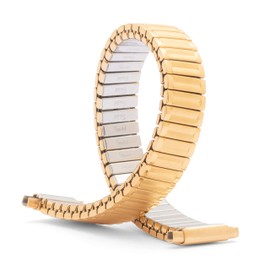 Speidel Ladies Twist-O-Flex Expansion Replacement Watch Band Dual Tone Straight End 10-14mm