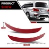 Nakkaa 2PCS Rear Bumper Reflector Compatible with X166 GL350 GL450
