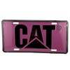 Caterpillar Dark Pink/Black Ladies Vanity Aluminum License Plate