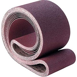 PFERD 49470 Benchstand Abrasive Belt, Aluminum Oxide A, 48" Length x 6" Width, 120 Grit (Pack of 10)