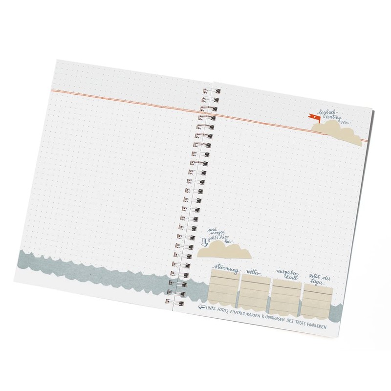 Travel Diary - Logbook of a Journey - Diary for