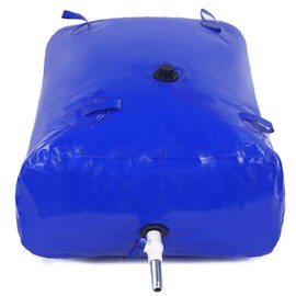 Kingdder Large Capacity Water Storage Bladder Emergency Water Bladder Tanks Foldable Storage Tank Portable Rainwater Bag for Drought Resistance Fire Protection Agricultural Irrigation(110L)