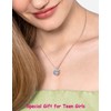 Just Being Cute Unicorn Necklace Gifts for Girls, 925 Sterling