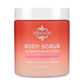 Dermasuri Sugar Body Scrub - 227g - Gentle Exfoliating Treatment for Soft Skin