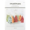Inkadinkado 62-01172 Village Adult's and Kid's Paper Craft Building Kit