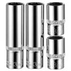 4-Piece 13mm Socket Set, 3/8-Inch Drive, 6-Point, Deep & Shallow