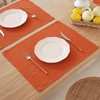 Triton Linen French Linen Placemats 14 x 18 Inch,100% Pure