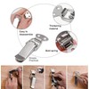 TOP-VIGOR 4Pcs Stainless Steel Tension Clasp, 57mm Lever Clasp Spring