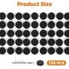 750 Pcs Small Felt Furniture Pads 3/8" Self Adhesive Felt