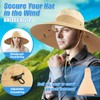 Sombrero de pesca de ala súper ancha UPF 50+ sombrero