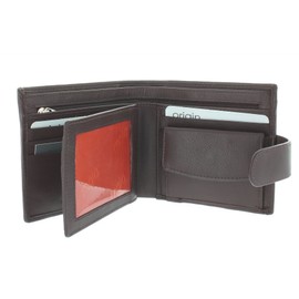 Mala Leather Mens Brown Wallet Origin Wallets RFID 8 Card Slots Coin Pocket 127