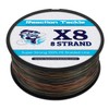 Reaction Tackle Braided Fishing Line - 8 Strand Green Camo