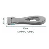 Perfk Corta Uñas Jumbo 9cm Alto Rendimiento Acero Inoxidable