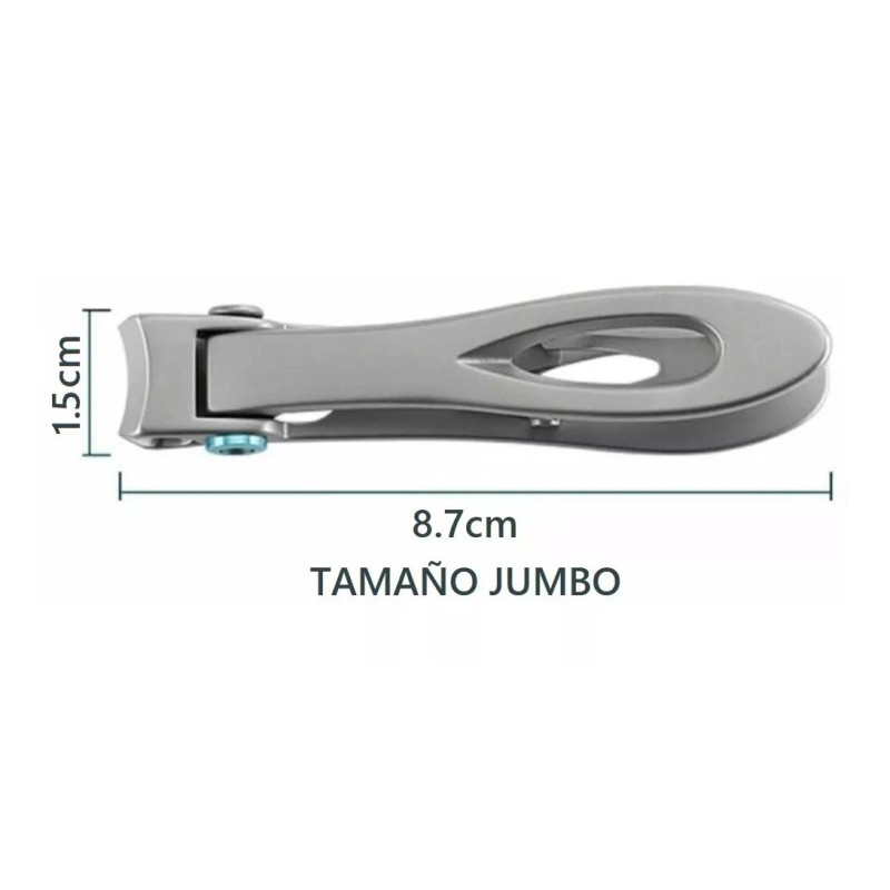 Perfk Corta Uñas Jumbo 9cm Alto Rendimiento Acero Inoxidable