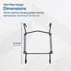 Invisible Plate Hangers for Wall | Decorative Dish Display Holders