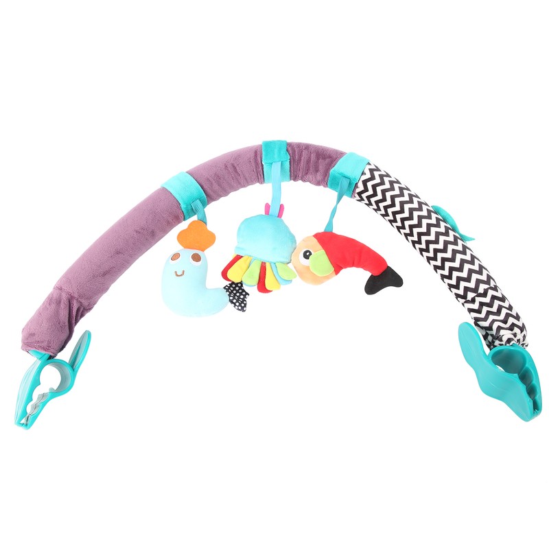 Infant Bed Crib Hanging Rattles Lovely Animal Baby Stroller Hanging