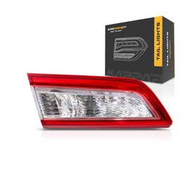 For Toyota Camry Rear Tail Light 2012 2013 2014 Driver Side Inner w/Bulbs Included Hybrid DOT Certified TO2802111 | 81590-06380