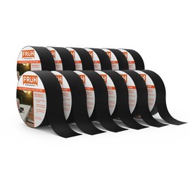 Butyl Joist Tape for Decking 1-5/8" X 50', 12 Pack - Seals and Protects Wood Joists and Beams from Water Damage and Corrosion - Weatherproof, Self-Adhesive, Extends the Life of Your Deck