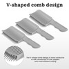 3Pcs Barber Fade Comb Set, Professional Hair Fader Tool for
