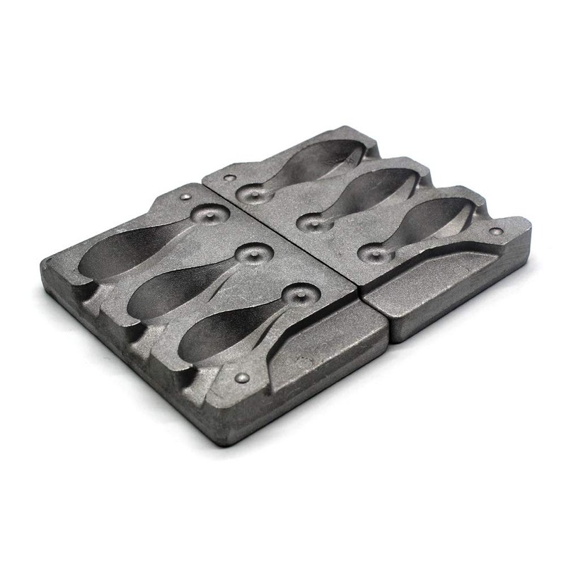 Adygil Bank Sinker Mold with 3 Cavities and 4.5.6-Ounce,Without Handle