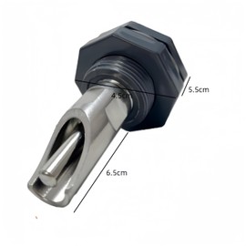 Pig Waterer Nipples,5 Pack Stainless Steel Pig Waterer Nipples with PVC Tank Connectors,Pig Waterer Nipple Barrel Kit,for Sows Piglets Drinking