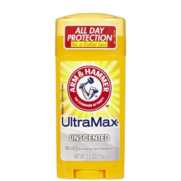ARM & HAMMER ULTRAMAX Anti-Perspirant Deodorant Solid Unscented 2.60 oz (Pack of 7)