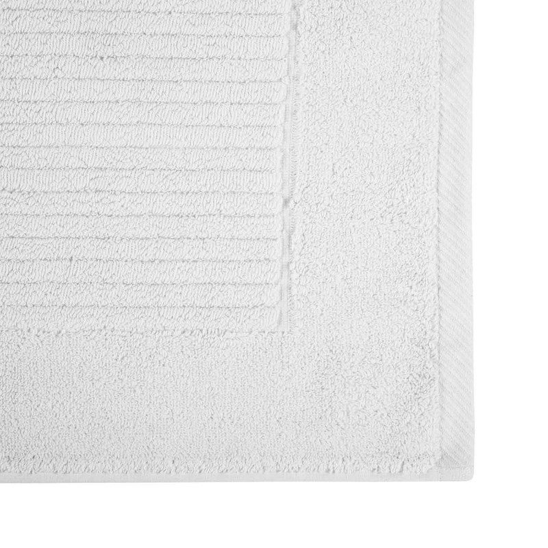 Homescapes Frottee Badvorleger Imperial 50 x 80 cm weiß, Duschvorleger