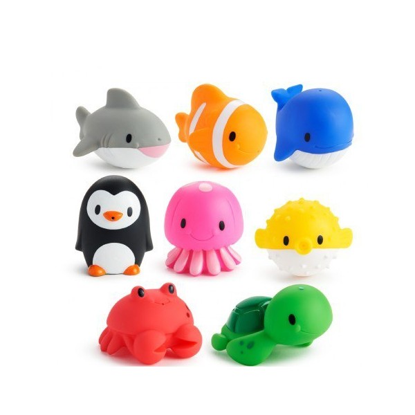 Munchkin Ocean Bath Squirts, 8 Pack